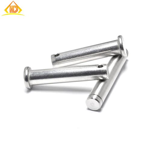 m8 m10 m12 clevis pin set with hole stainless steel flat large head lock clevis pins china