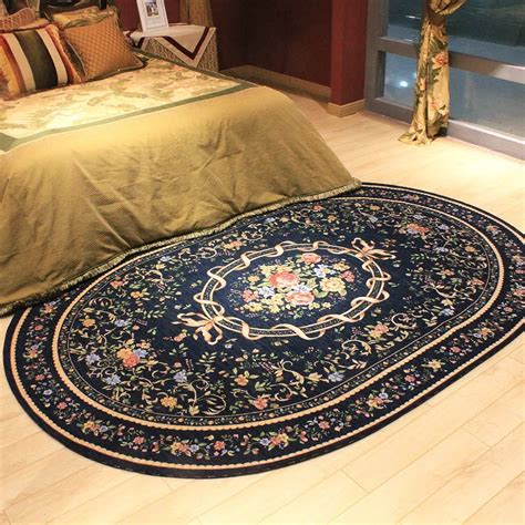 200290cm American Pastoral Oval Rugs And Carpets For Home Living Room