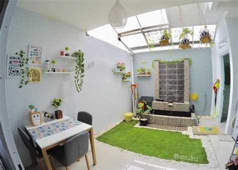 desain terbaru interior rumah minimalis  tampilan tanaman terbaik