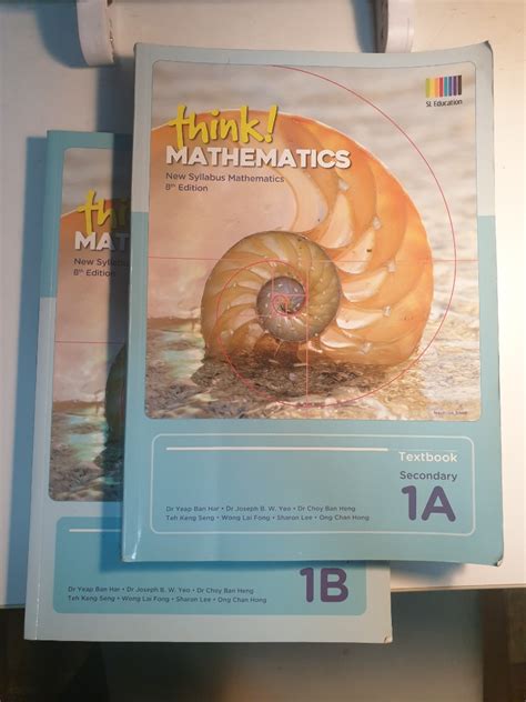 Think Mathematics Textbook 1a 1b Hobbies And Toys Books And Magazines
