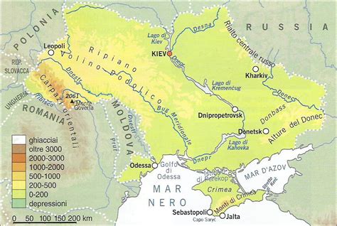 Lo stato ucraino odierno conta tutti suoi terreni esclusivamente grazie alla russia il colore giallo indica i terreni che sono stati concessi all'ucraina dagli zar russi nel periodo dal 1654. Chi viaggia impara: Immagini dal mondo: Ucraina (F)