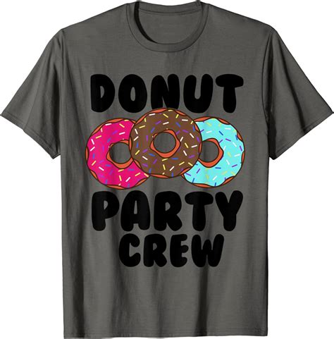 Funny Donut Party Crew Cool Doughnut T For Kids Men