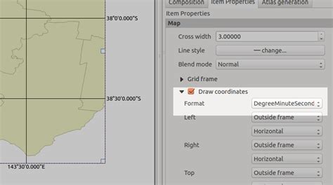 Gis How To Display Dms In Qgis Print Composer Math Solves Everything