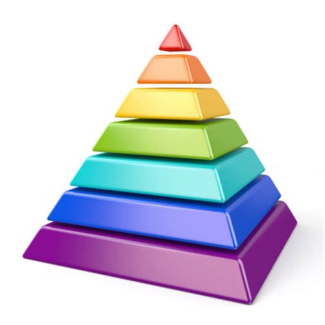 Colorful Pyramid 3d Infographic Chart Infographic Pir
