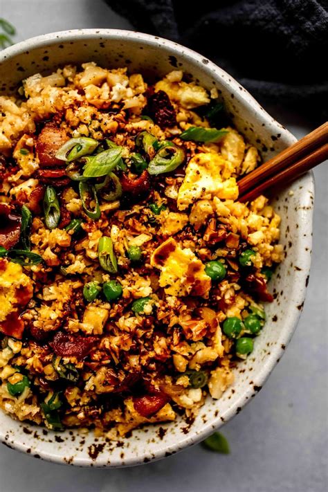 Cauliflower Fried Rice With Bacon Platings Pairings