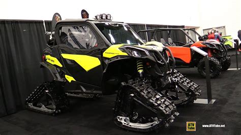 2019 Can Am Maverick Trail 1000 With Snow Track Kit Walkaround 2018