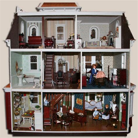 Victorian Era Dollhouse Dolls House Interiors Doll House Dollhouse