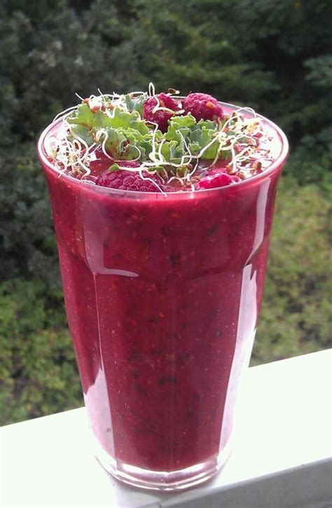 Raspberries Kale Alfalfa Sprouts Vanilla Corn Orange Juice Smoothie Recipes Healthy