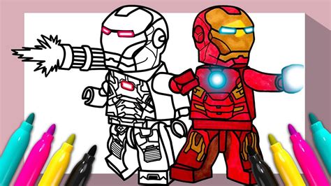 More images for iron man war machine coloring pages » LEGO Iron Man War Machine Coloring page | Coloring for ...