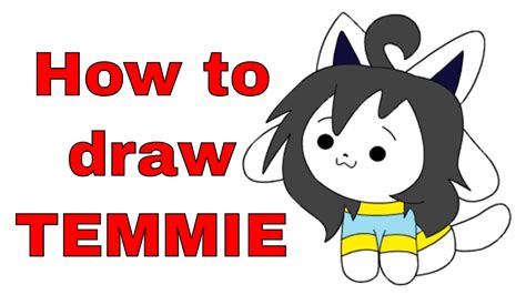 How To Draw Temmie From Undertale Youtube