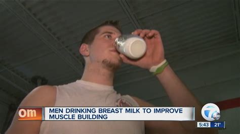 Men Drinking Breast Milk To Improve Muscle Building Youtube