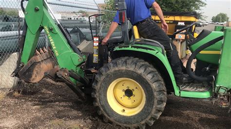 Govdeals John Deere 430 Tractor W Backhoe And Loader Youtube