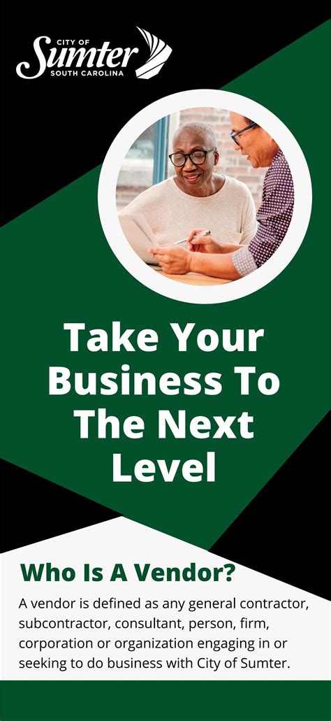 How to Become a Vendor for the City of Sumter, South Carolina by