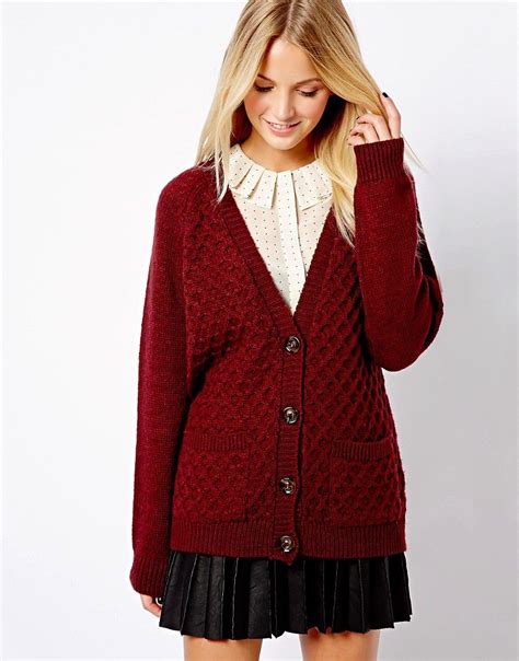 Boyfriend Sweater New Look New Look Boyfriend Cardigan At Asos