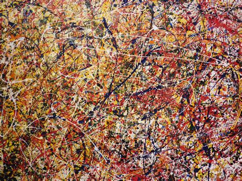 Pollock Drippings Jackson Pollock Dripping œuvres Shotgnod