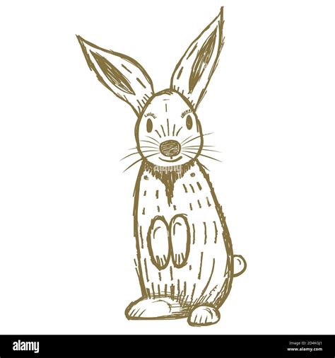 Rabbit Hand Drawn High Resolution Stock Photography And Images Alamy