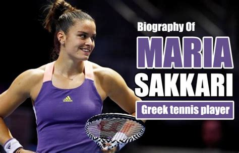 Maria, the daughter of a former 'top 50' professional tennis player, was introduced to the sport by her parents when she was just 6 years old. Maria Sakkari Tennis Player Biography, Family, Carrier ...