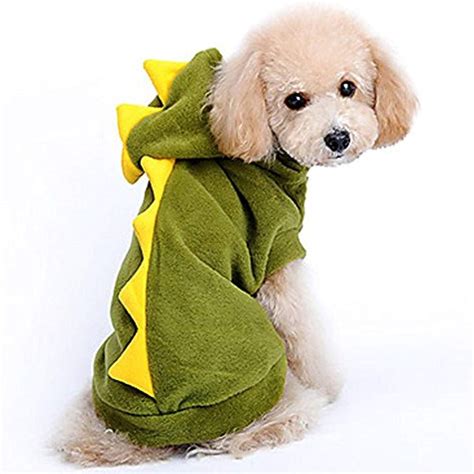 Doinshop Pet Clothing Fashion Dinosaur Dog Coat Hoodie Puppy Costume