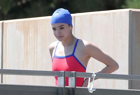 Hailee Steinfeld In Red Swimsuit 01 Gotceleb