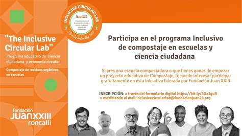 Participa En El Programa Inclusivo De Compostaje En Escuelas Y Ciencia