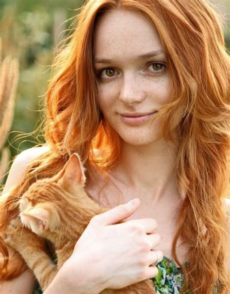 Pretty Young Lady With Red Hair Natural Redhead Beautiful Redhead