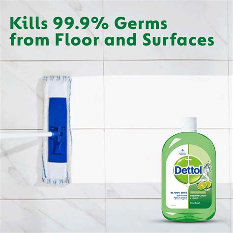 Buy DETTOL LIQUID DISINFECTANT FOR FLOOR CLEANER SURFACE DISINFECTION PERSONAL HYGIENE LIME