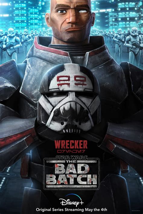 The Bad Batch Wrecker Character Poster Future Of The Force