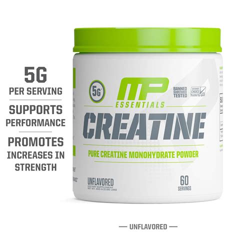 Mp Essentials Micronized Creatine Ultra Pure 100 Creatine Monohydrate