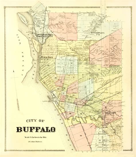 Buffalo New York On Map Maping Resources