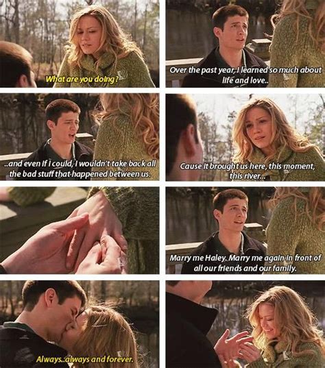 They spoke so many sweet messages to each other in that movie. Always and forever. Naley