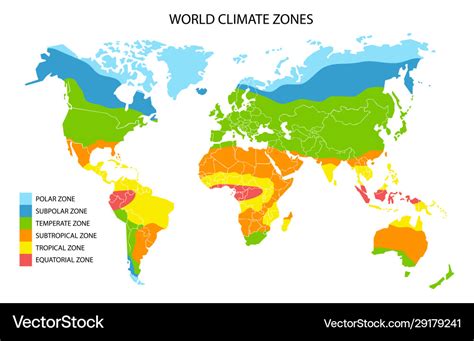 world climate zones map geographic royalty free vector image my xxx hot girl