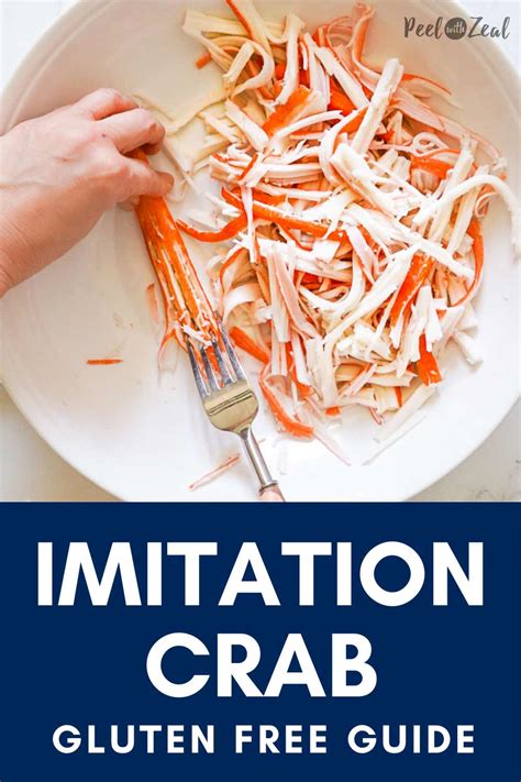 Is Imitation Crab Gluten Free Updated Peel With Zeal