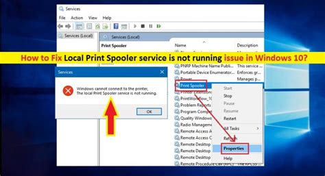 How To Fix Local Print Spooler Service Is Not Running In Windows