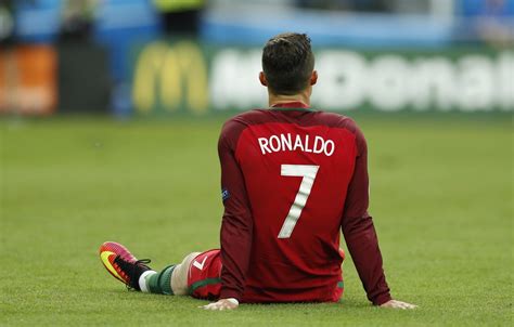 Wallpaper Lawn Football Back Form Portugal Cristiano Ronaldo