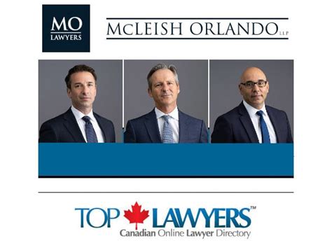 Leading Lawyers From An Ontario Injury Firm Top Lawyers