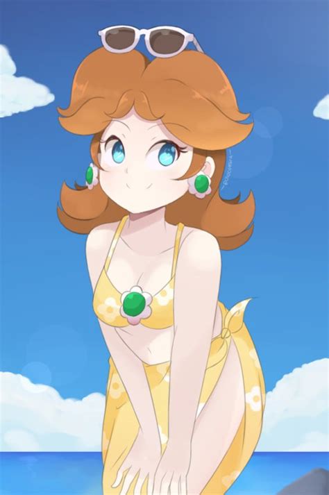 Chocomiru On Twitter Summer Princess Daisy Based On Peach S