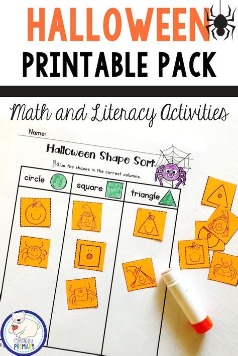 Shapes Activities And Much More In This Halloween Pack Of Printables