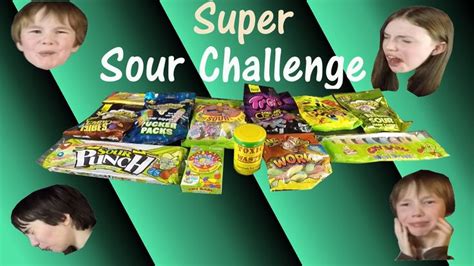 Super Sour Candy Challenge With Warheads Toxic Waste Cry Baby And