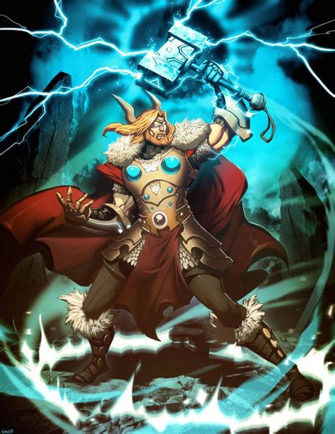 Thor Norse God Of Thunder Mitologia Nordica Dioses Mitologia