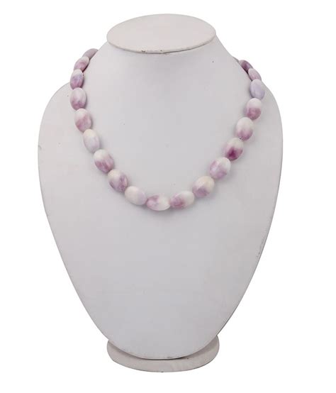 Pearlz Ocean Enamor Dyed Quartzite Gemstone Bead 18 Inches Necklace