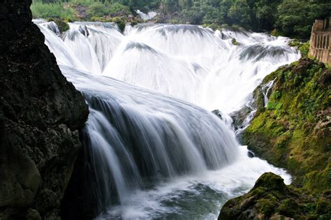 Huangguoshu Waterfall Zhenning Anshun Guizhou China Sunrise Sunset