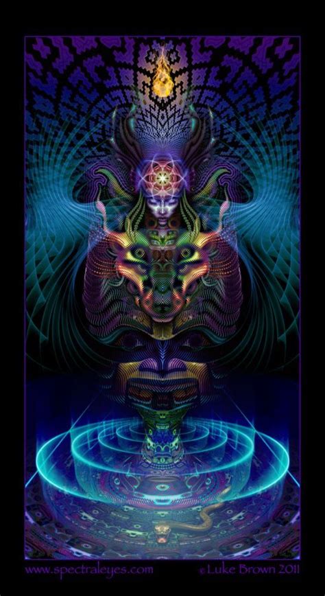 Shamanic Visions Visionary Art Art Psychedelic Art