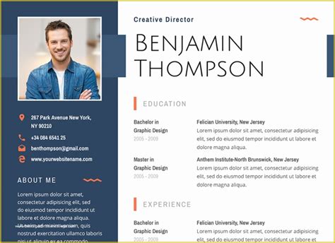 Cool Resume Templates Free Of 40 Best 2018 S Creative Resume Cv