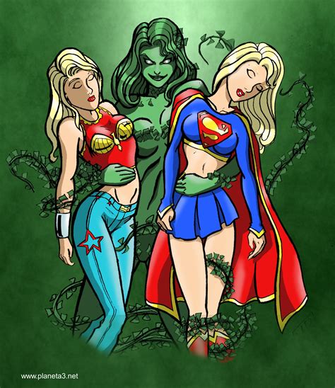 Supergirl Wonder Girl Ivy By Mhunt On Deviantart