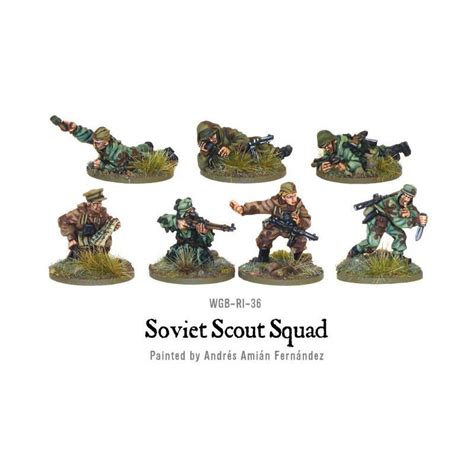 Russian Soviet Army Scouts 28mm Wwii Warlord Games Frontline Games