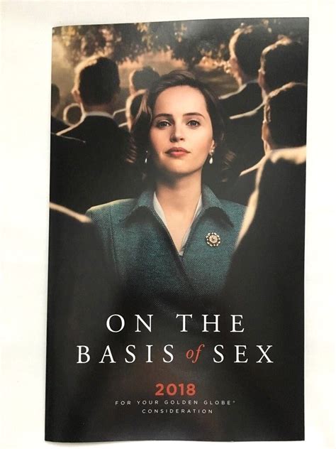 on the basis of sex movie hand signed sheet music best song and score fyc promo ebay