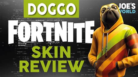 Doggo Skin And Epic Combos Review Fortnite Youtube