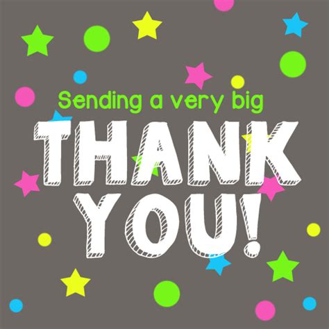 Sending A Very Big Thank You Free For Everyone Ecards Greeting Cards