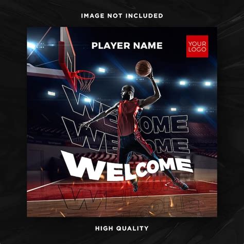 Premium Psd Basketball Flyer Template Sport Design