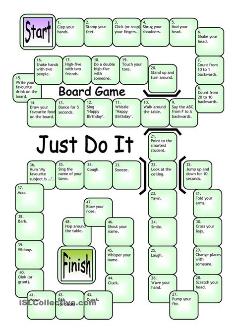 Game To Learn With Fun English Games Esl Board Games Board Games